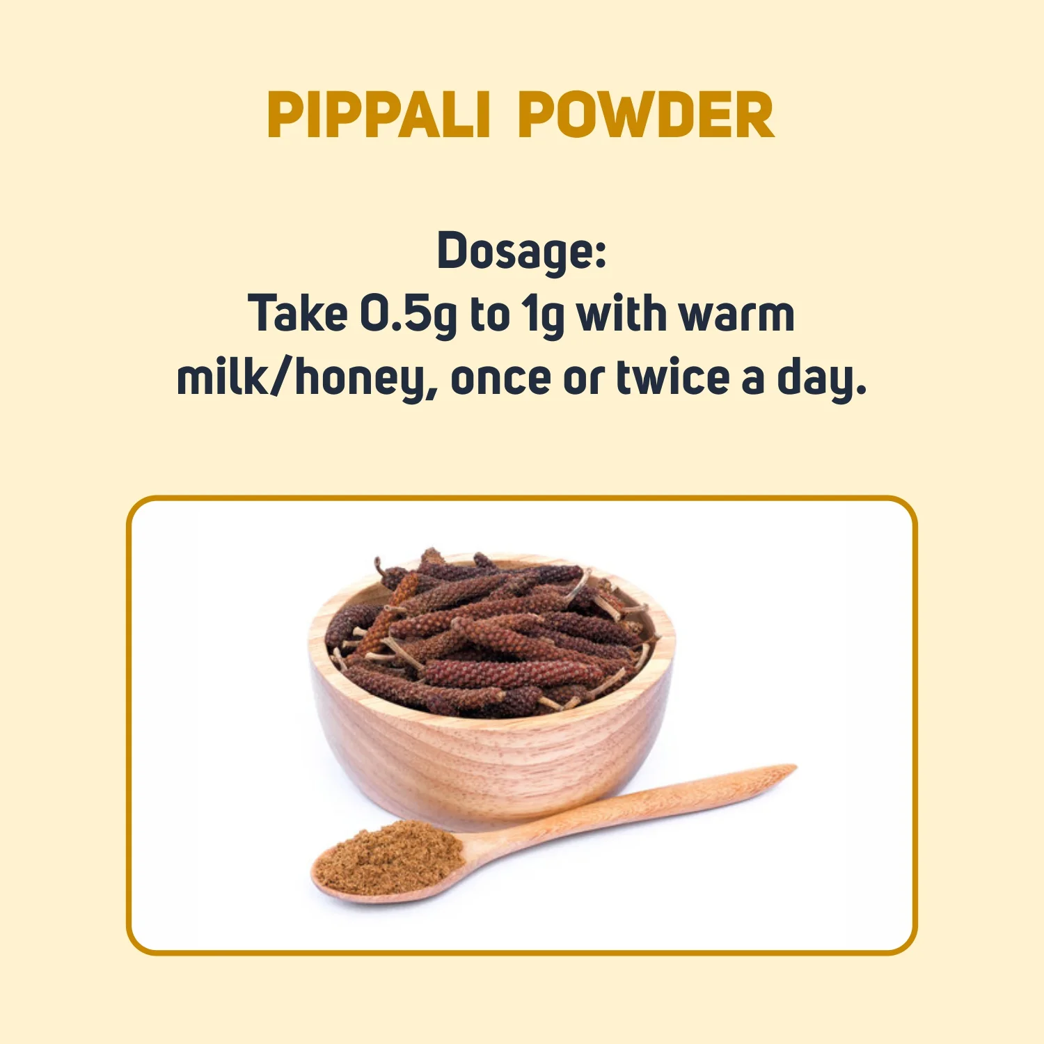 Vegetal Pippali Churna - Pure Pippali Powder for Respiratory & Digestive Health, Metabolism & Absorption Booster, 150g - Image 4